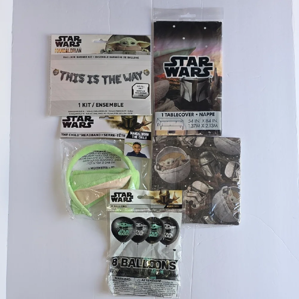 Star Wars The Mandalorian Party Kit